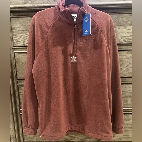 NWT adidas Originals half zip - Picture 2 of 7